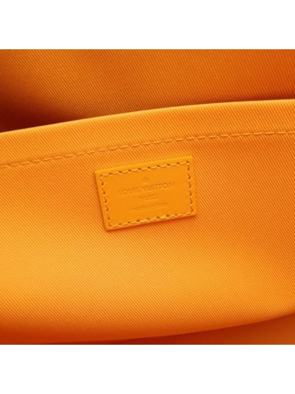Louis Vuitton Tote Bag Sac Plat 24 H Yellow Leather